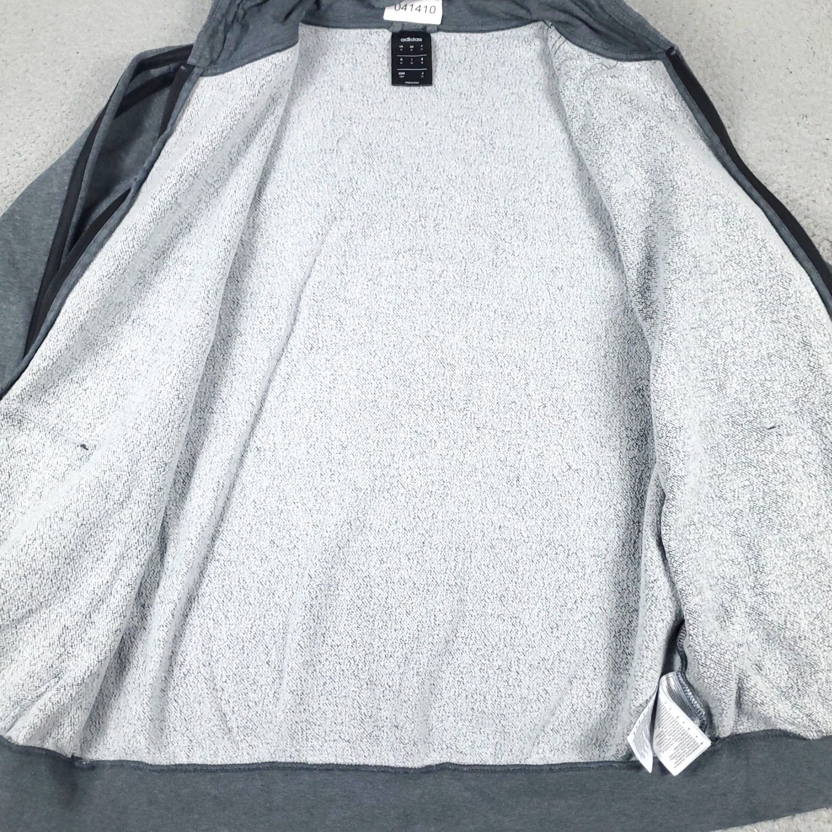 Adidas Adidas Hoodie Mens Medium Zip Full Gray Sweatshirt Casual Sweatshirt Hoodie Full Zip Adidas Mens Medium Gray Knit Polyester Logo Accents Size US M / EU 48-50 / 2 - 4 Thumbnail