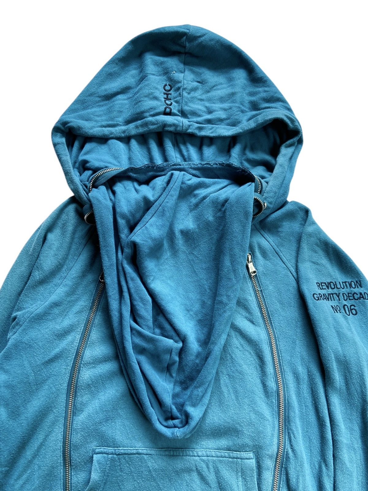 Japanese Brand DOHC MULTI ZIPPER DOUBLE JUMPER ZIP HOODIE Size US L / EU 52-54 / 3 - 4 Thumbnail