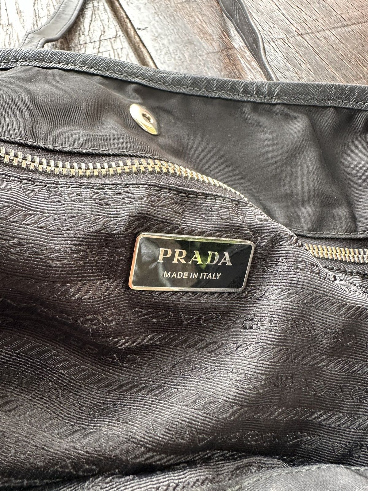 Prada Prada Tote Bag Nice Design Size ONE SIZE - 14 Thumbnail
