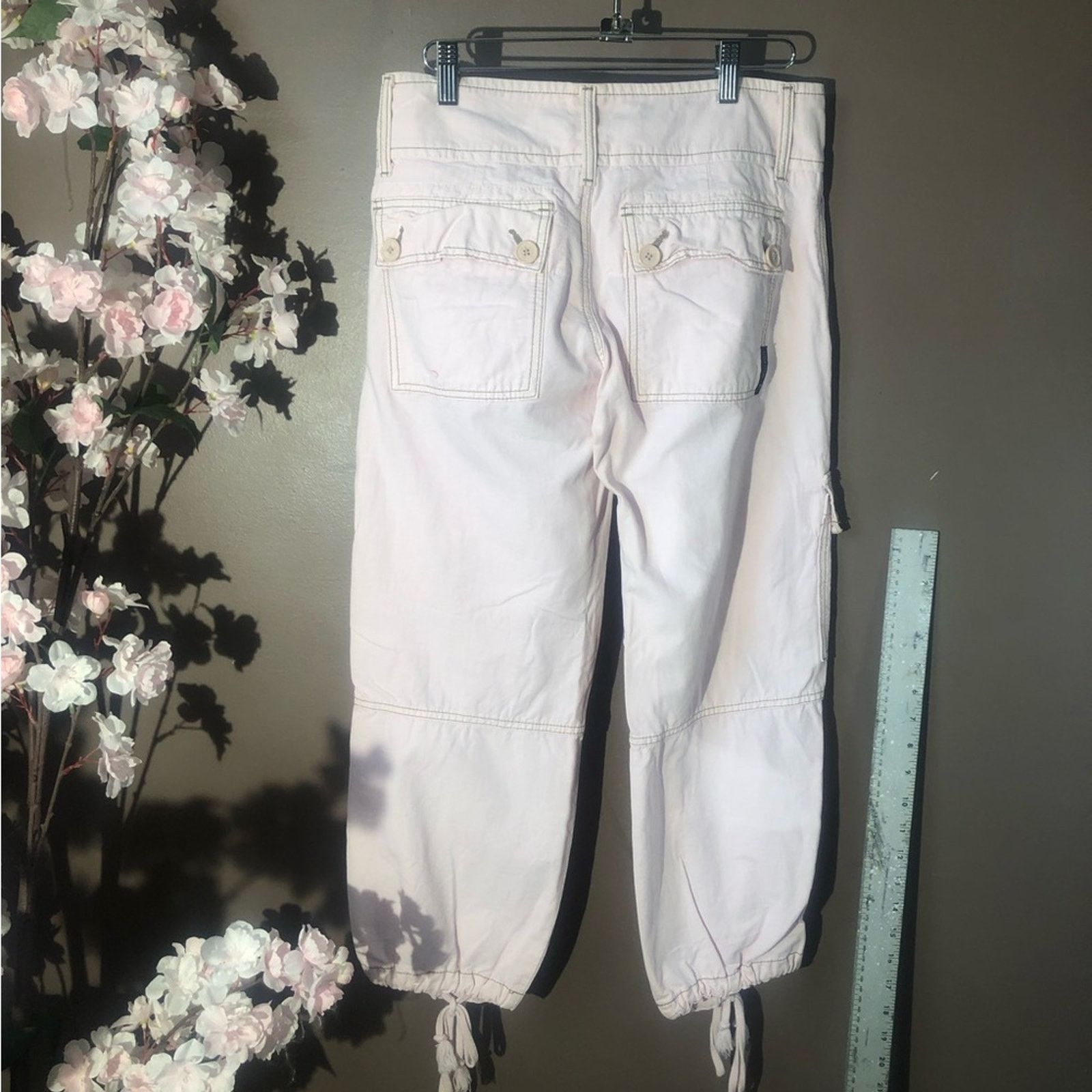 Other Billy blues cargo pants pink with draw string. Size 26" / US 2 / IT 38 - 9 Thumbnail