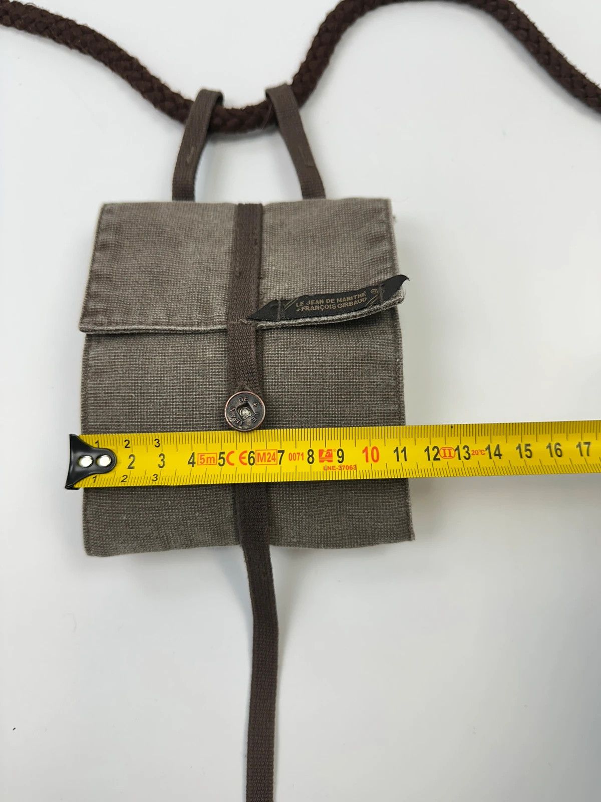 Marithe + Francois Girbaud Marithé + François Girbaud 90’s Brown Canvas Pouch Bag Size ONE SIZE - 12 Thumbnail