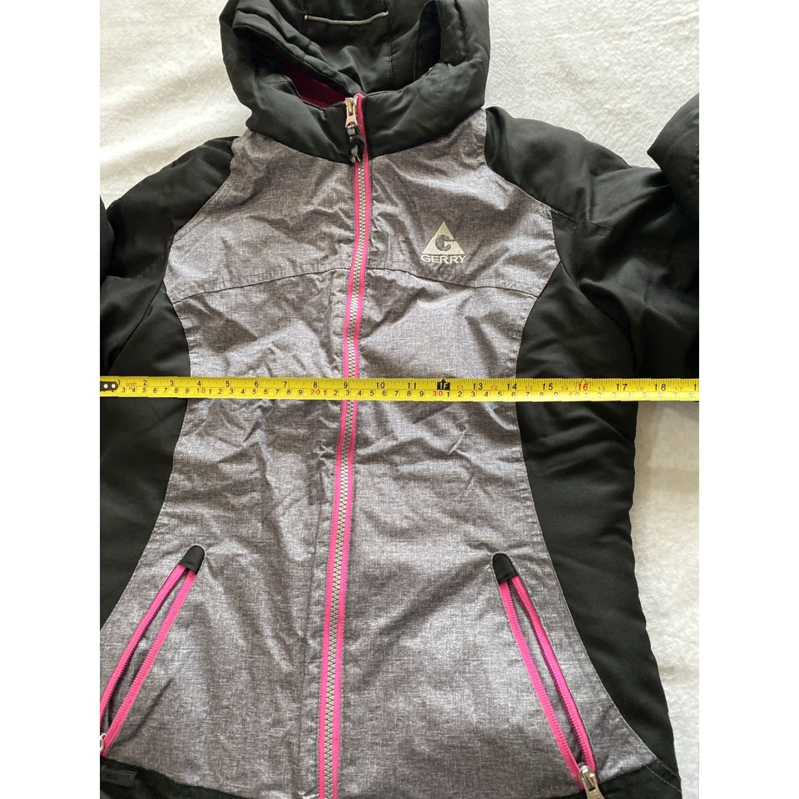 Pinko Gerry Jacket Women’s M Pink Gray Hooded Long Sleeve Puffer Jacket Size M / US 6-8 / IT 42-44 - 5 Thumbnail