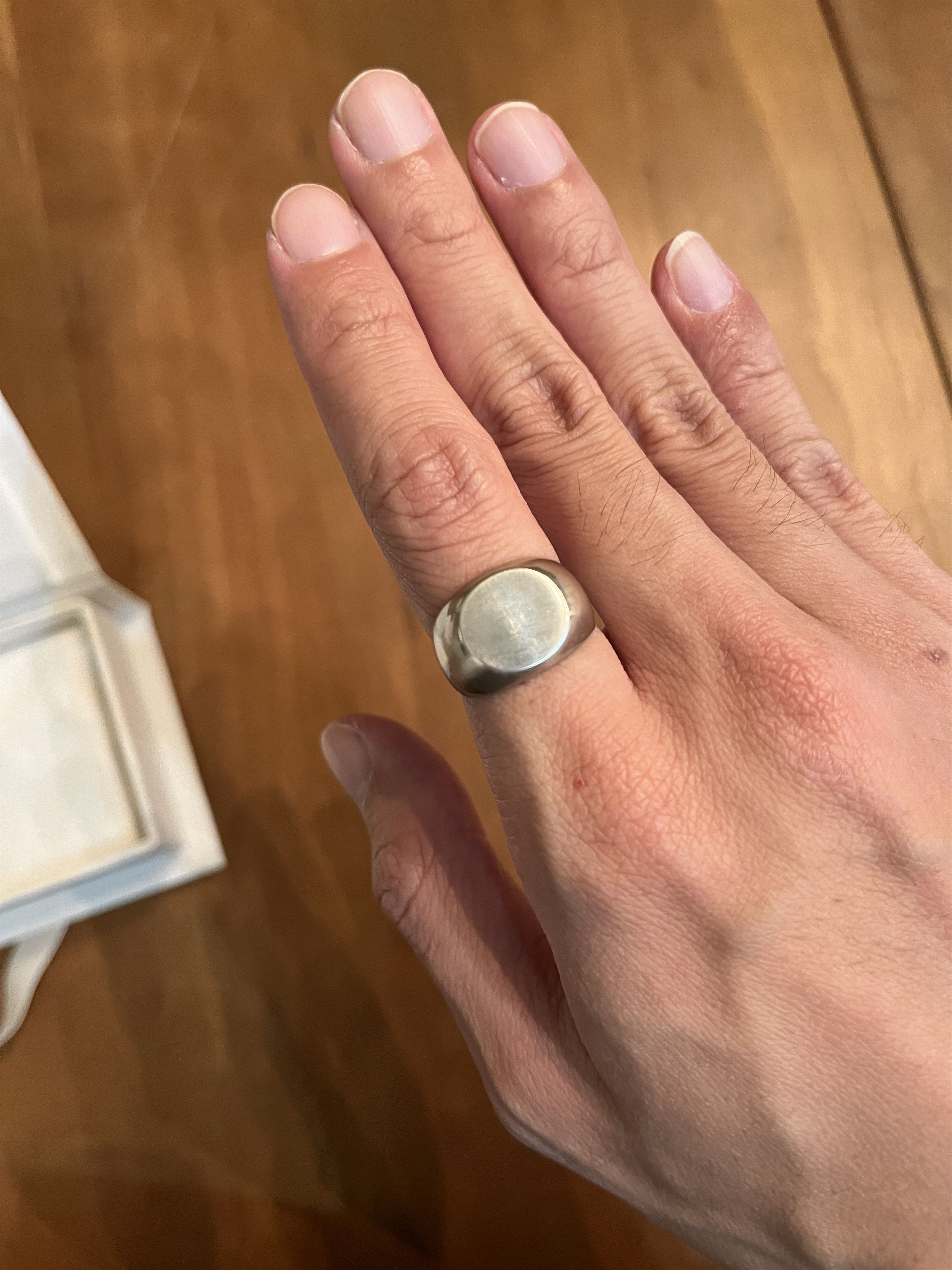 Jil Sander Classic Chevalier Ring - Size S | Grailed