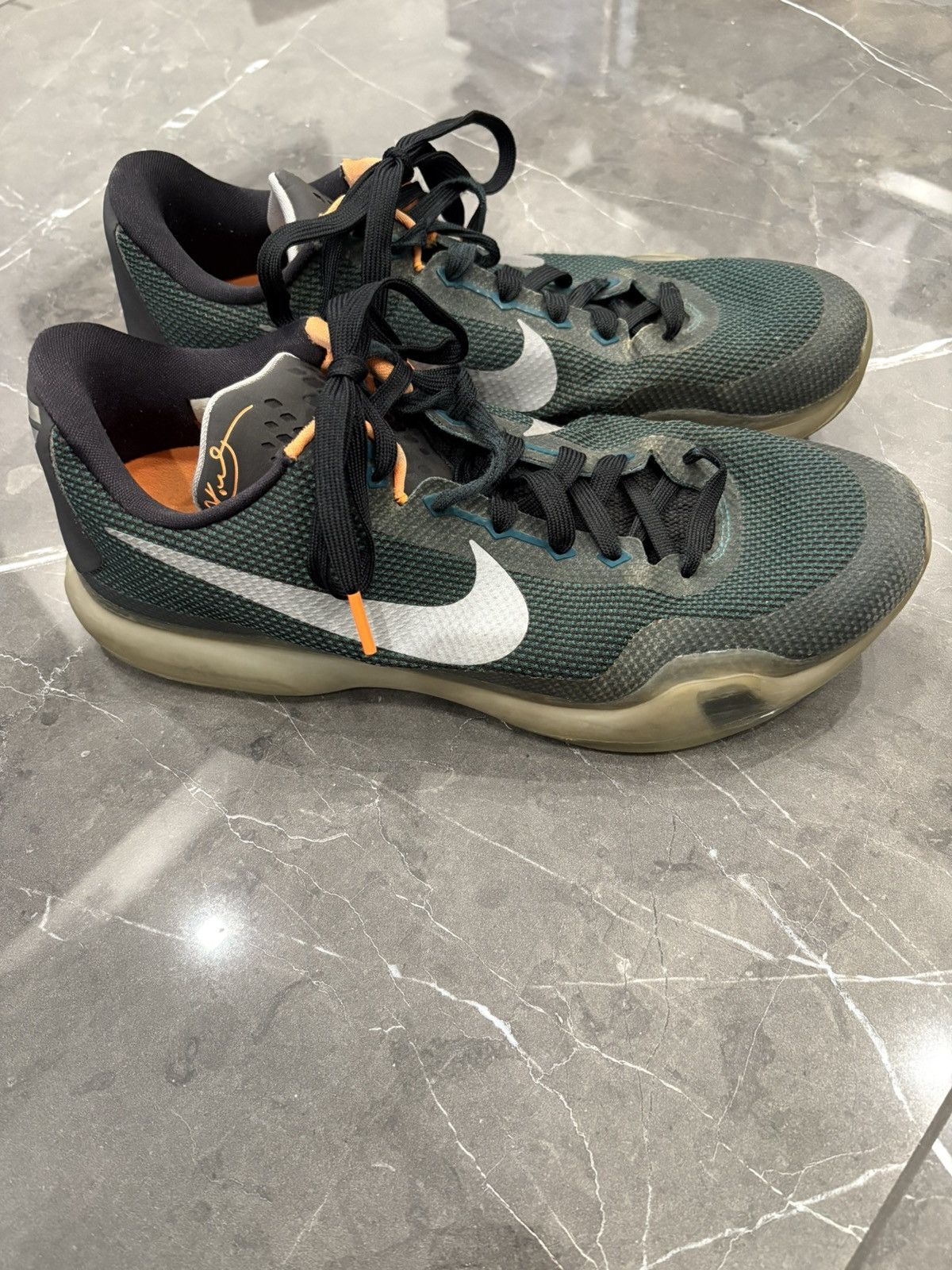 Nike Size 11 - Nike Kobe 10 2015 Flight Teal Green Black Size US 11 / EU 44 - 1 Thumbnail