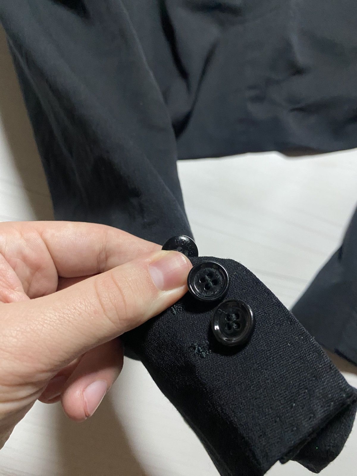 Dolce & Gabbana Dolce & Gabbana Double- breasted cropped black blazer Size L / US 10 / IT 46 - 19 Thumbnail