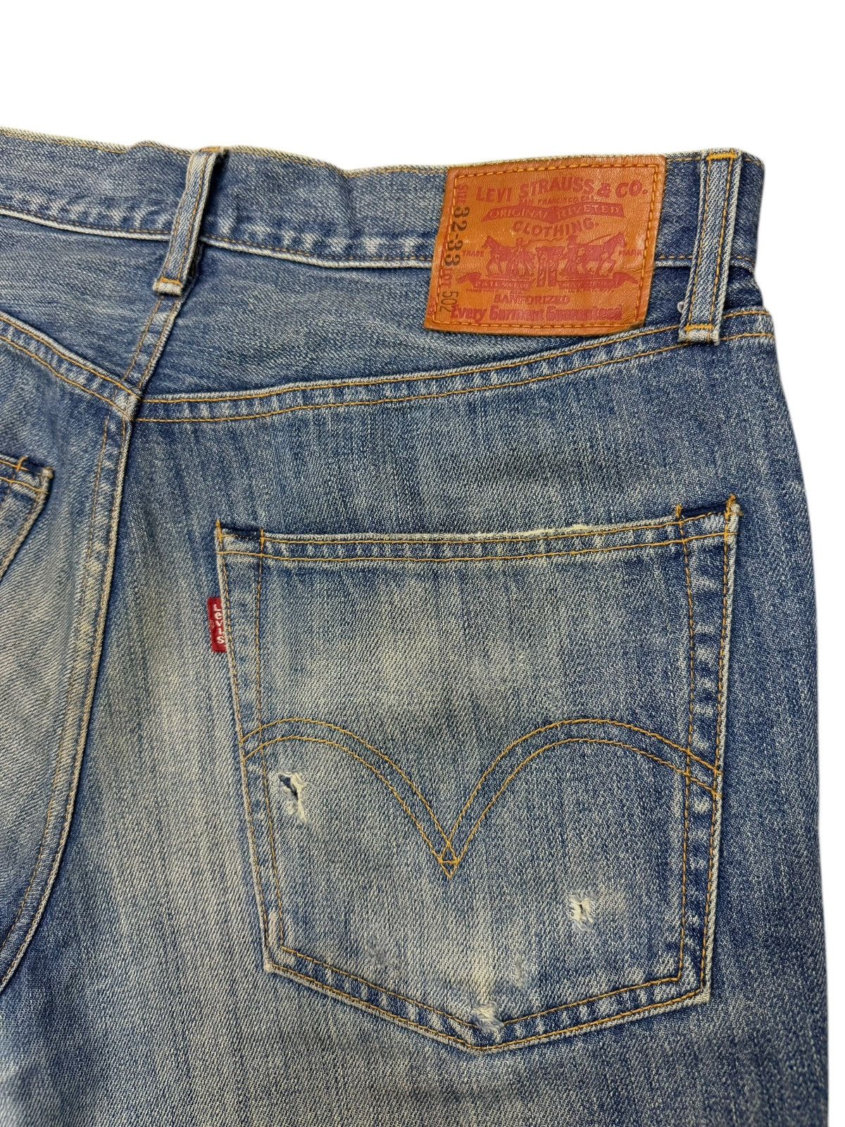 Levi's Vintage Levi’s 502 Japan Market Denim Vintage Blue Wash W34 Size US 34 / EU 50 - 7 Thumbnail