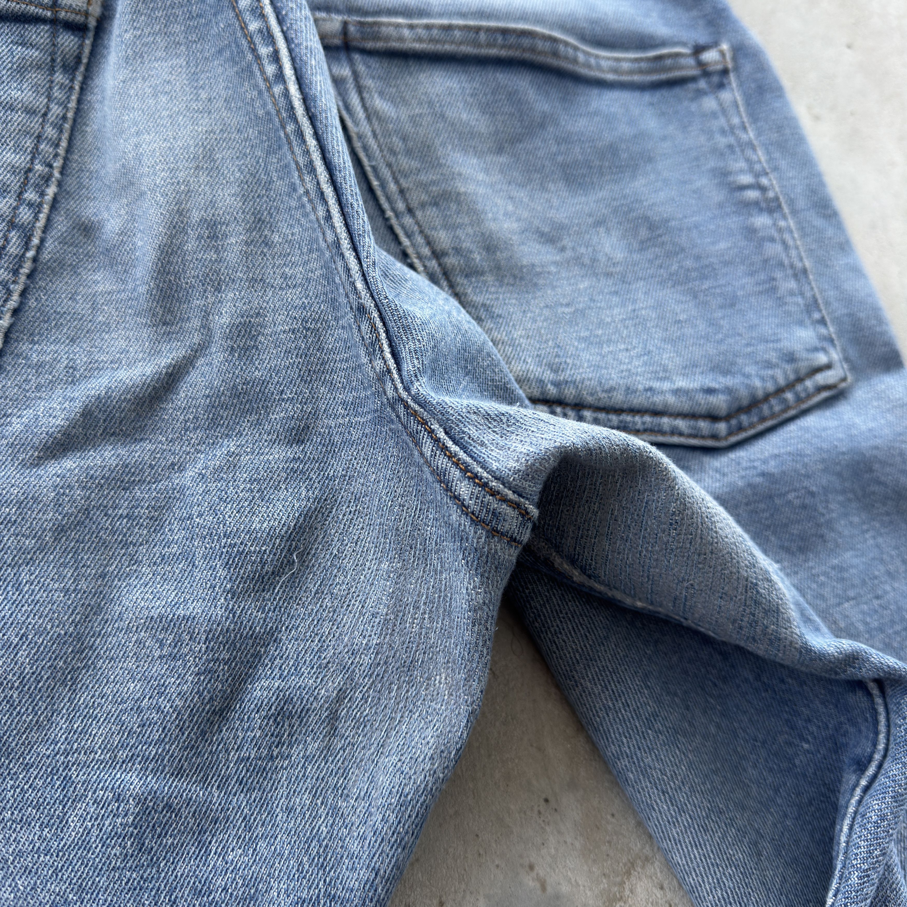 Levi's Levi's 512 Slim Taper Selvedge Denim Blue Jeans 30x34 Size US 30 / EU 46 - 11 Thumbnail