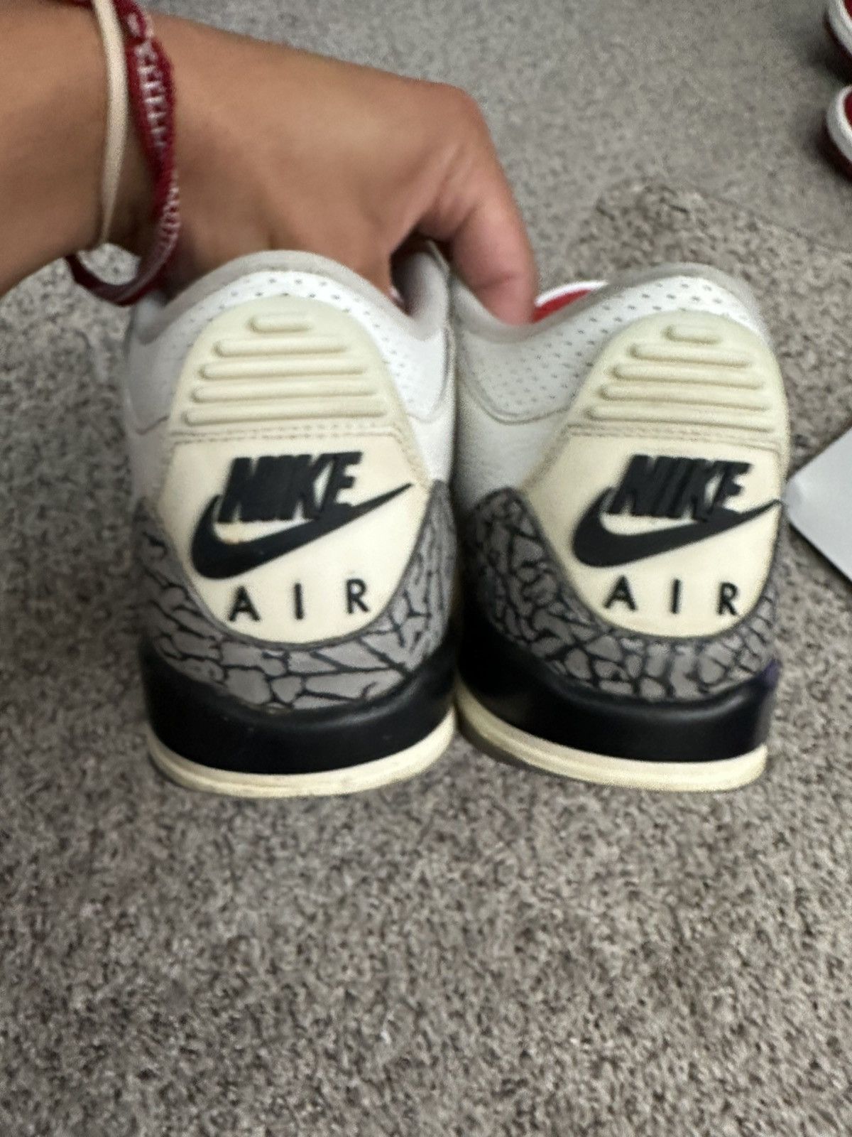 Jordan Brand Air jordan 3 white cement reimagined - size 5 Size US 5 / EU 37 - 3 Thumbnail