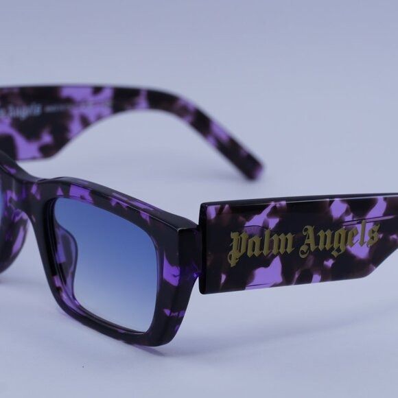 Palm Angels Palm Angels PERI002 PALM 3449 Sunglasses Purple Rectangle Size ONE SIZE - 4 Thumbnail