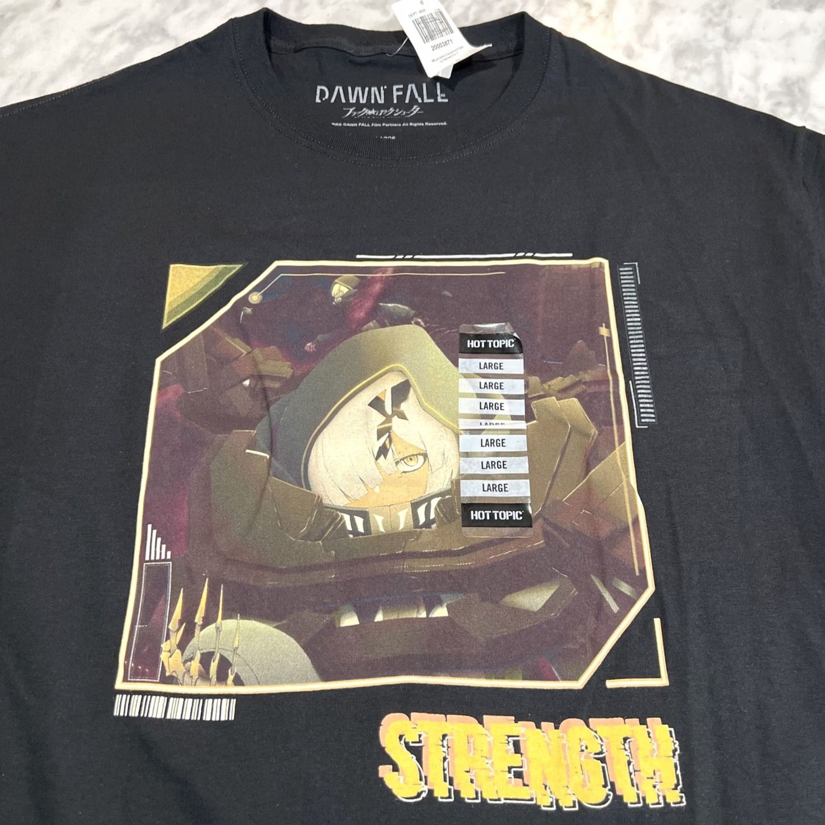 Hot Topic VINTAGE Dawn Fall Strength Anime Graphic Tshirt Large Hot Topic New Tag Size US L / EU 52-54 / 3 - 2 Thumbnail