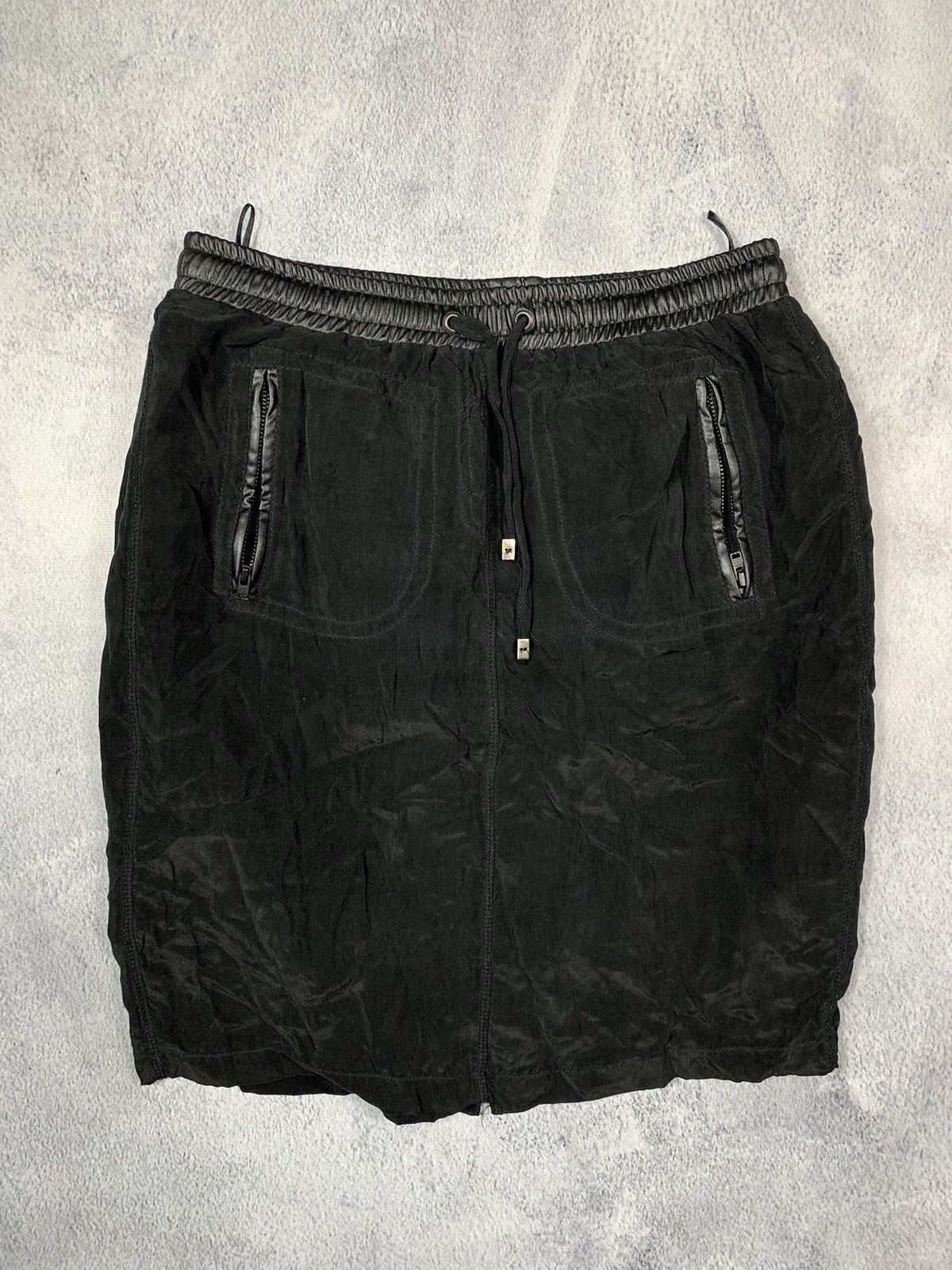 Japanese Brand × Vintage Vintage Y2K Avant Garde bondage mini skirt opium streetwear Size 28" / US 6 / IT 42 - 1 Thumbnail