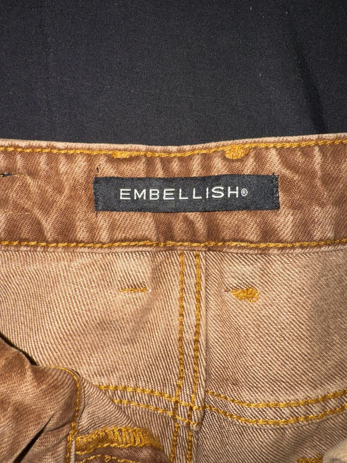 Embellish Embellish Rust Brown Jeans Size US 30 / EU 46 - 5 Thumbnail