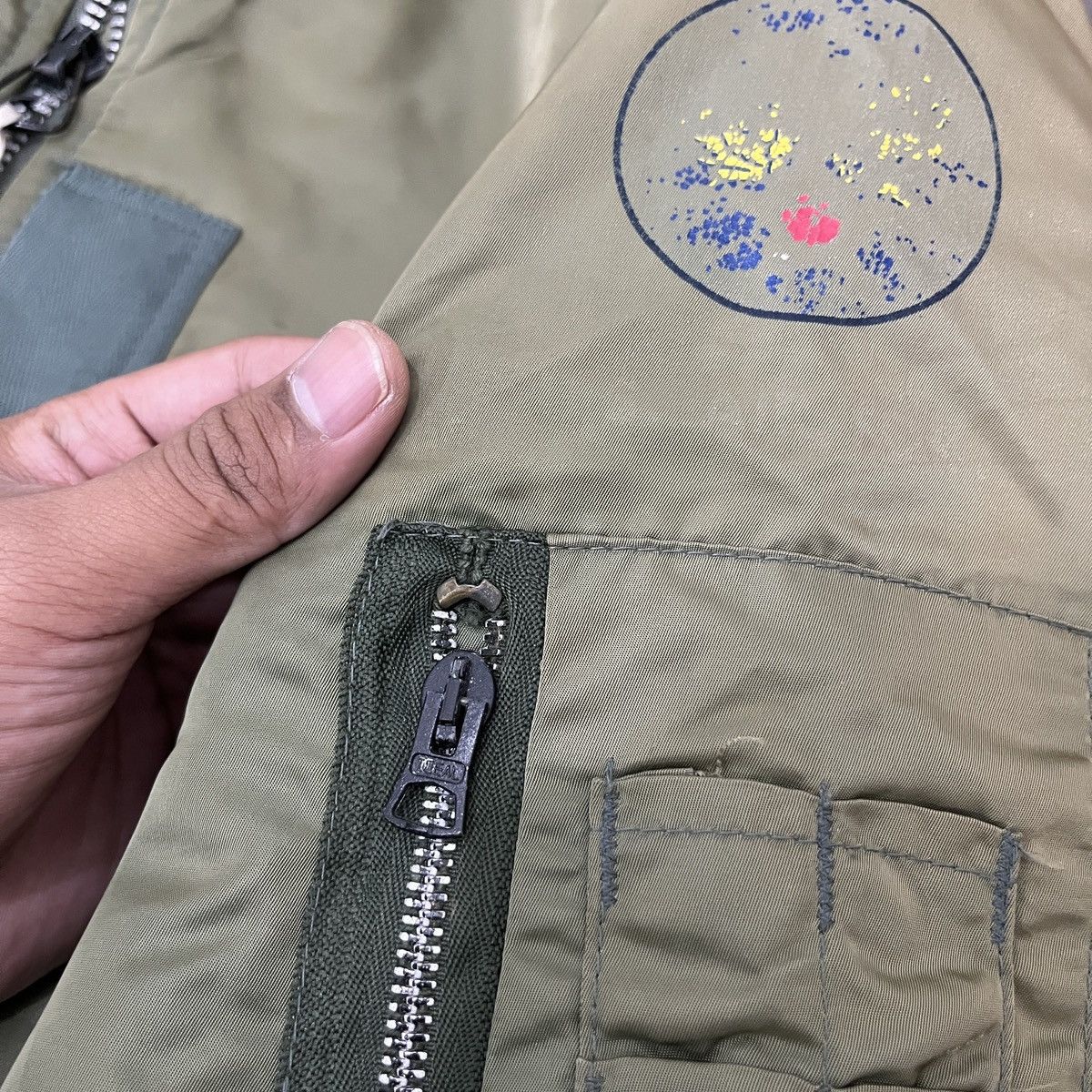 I. Spiewak And Sons Sunfaded Ma-1 Fly Jacket Reversible ifsixwasnine Lgb Size US M / EU 48-50 / 2 - 9 Thumbnail