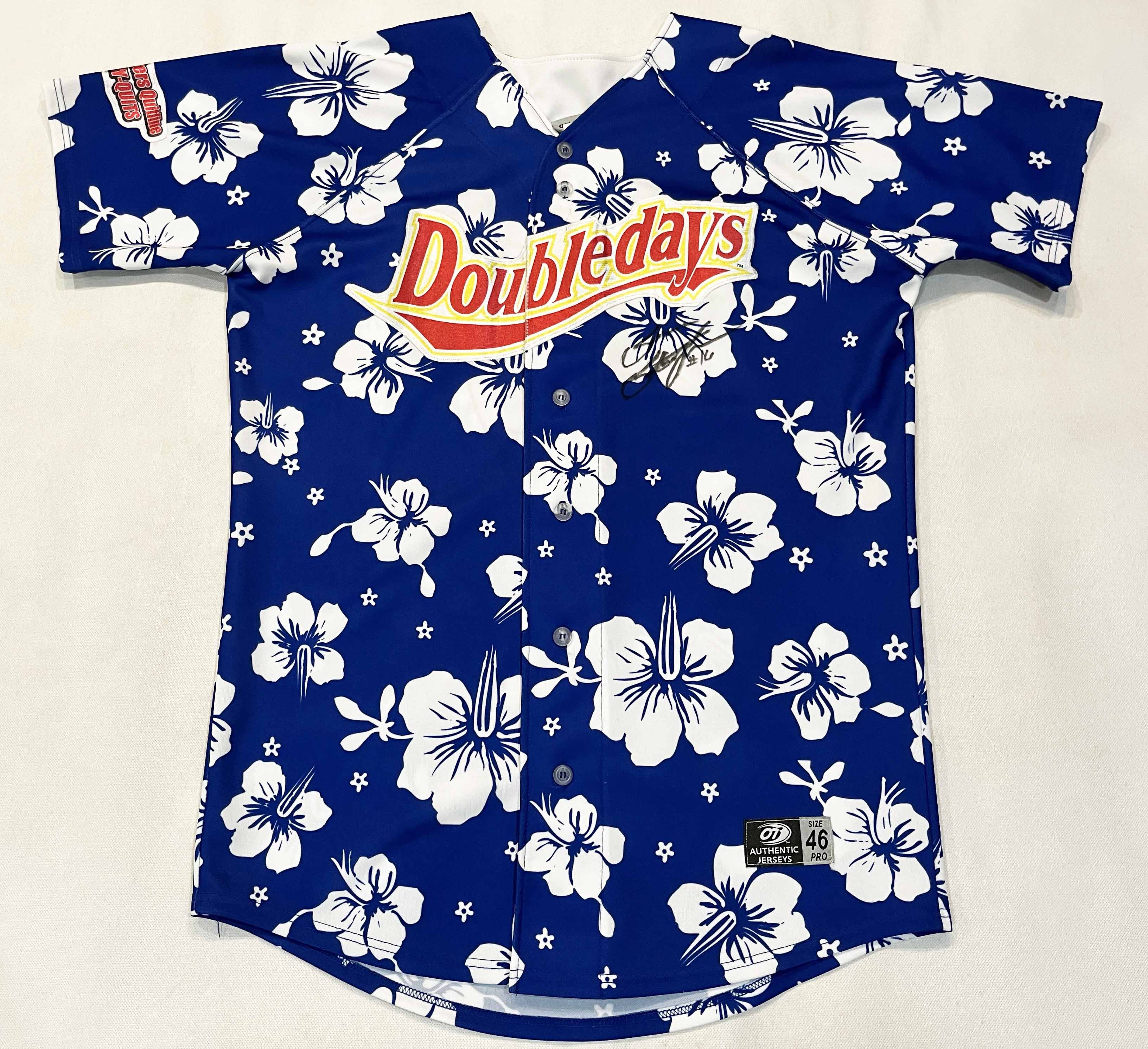 Vintage OT Sports Auburn Doubledays #16 Baseball Hawaiian Jersey Size US L / EU 52-54 / 3 - 1 Thumbnail