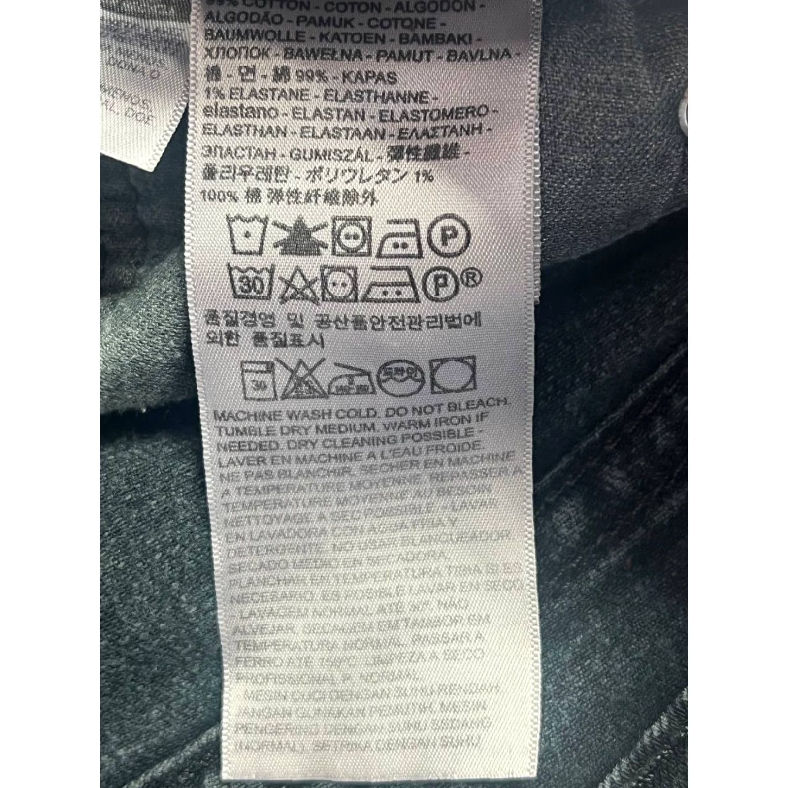 Levi's VINTAGE Levi's 511 Jeans Denim Cotton Black 32x30 Men Regular Straight USA 501 Series Levi'S Model 511 Size 32x30 Men Size US 32 / EU 48 - 7 Thumbnail