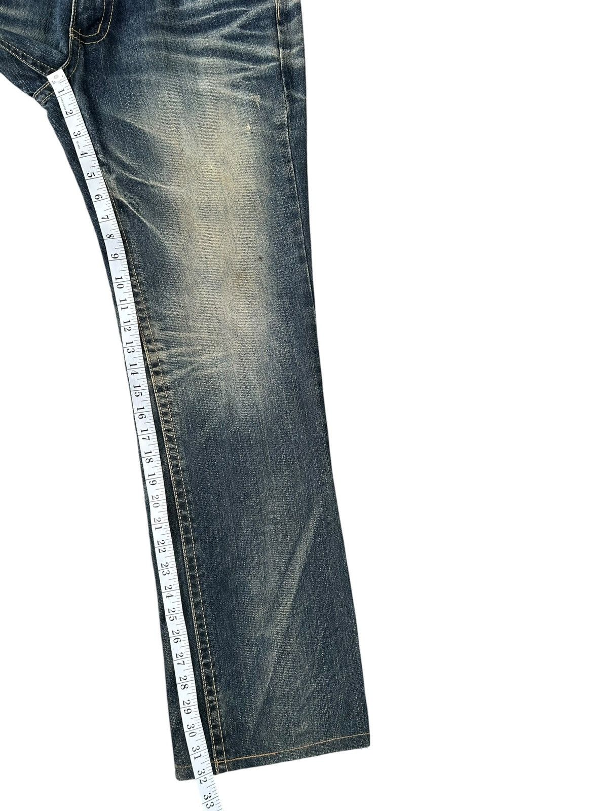 Kapital YOSHITOMO NARA LOLITA Exotic Vintage Rusty Faded Denim Jeans Size US 34 / EU 50 - 19 Thumbnail