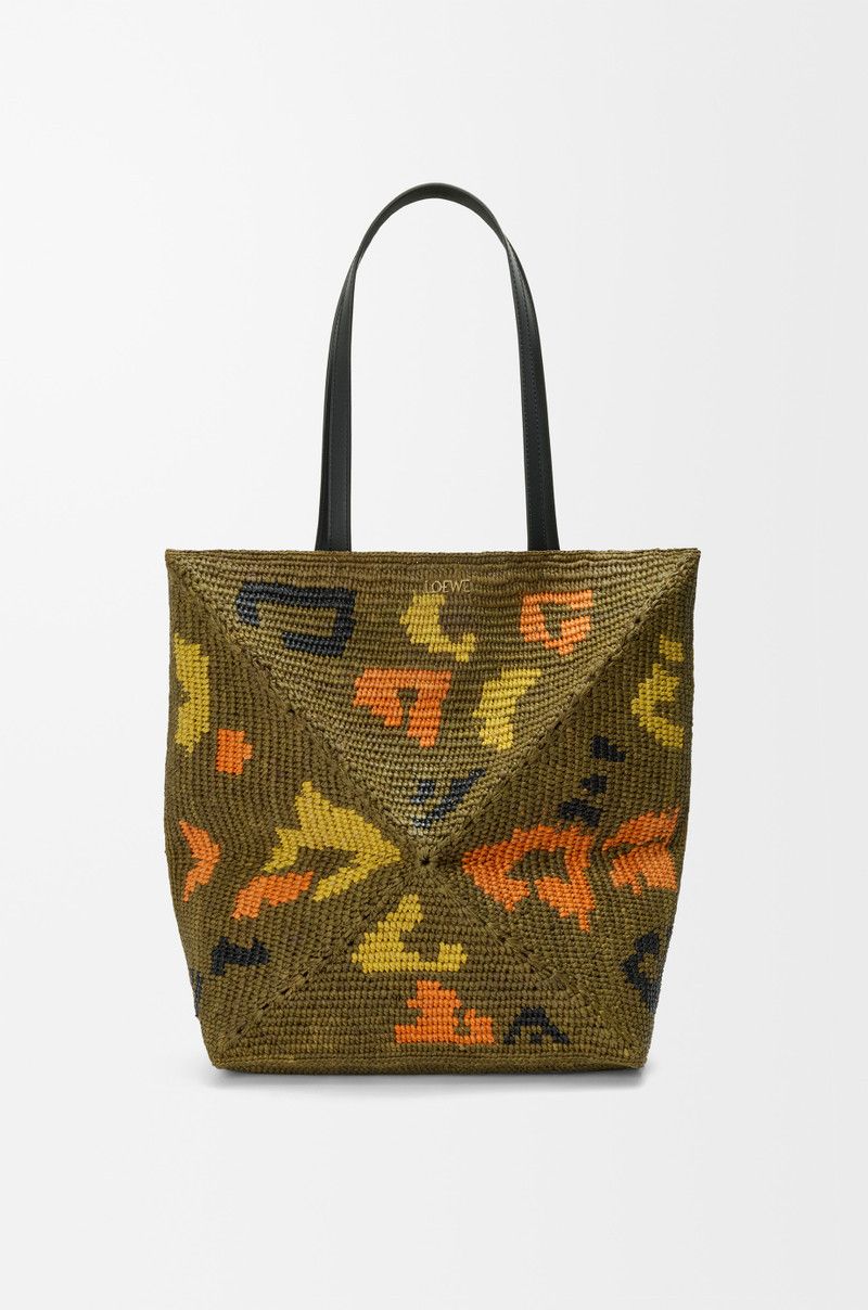 Loewe o1in1g0426 Size: OS/ Large Puzzle Fold Tote Bag Multicolor Size ONE SIZE - 1 Thumbnail