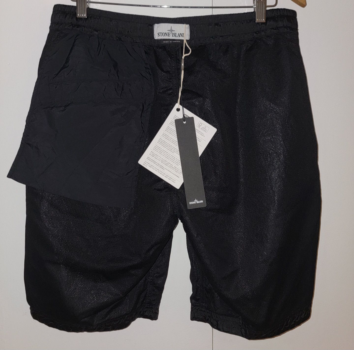 Stone Island RARE Stone Island Fleece Bermuda Nylon Metal Shorts Large Size US 36 / EU 52 - 12 Thumbnail