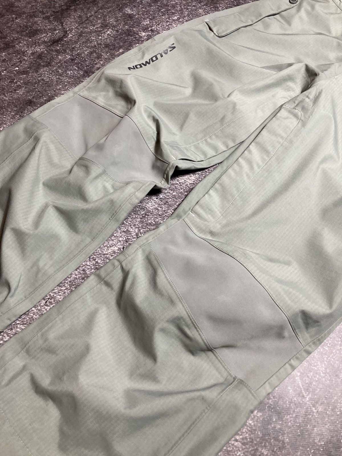 Salomon Vintage Salomon Techwear Ski Pants Clima Pro Storm Grey Size US 32 / EU 48 - 5 Thumbnail
