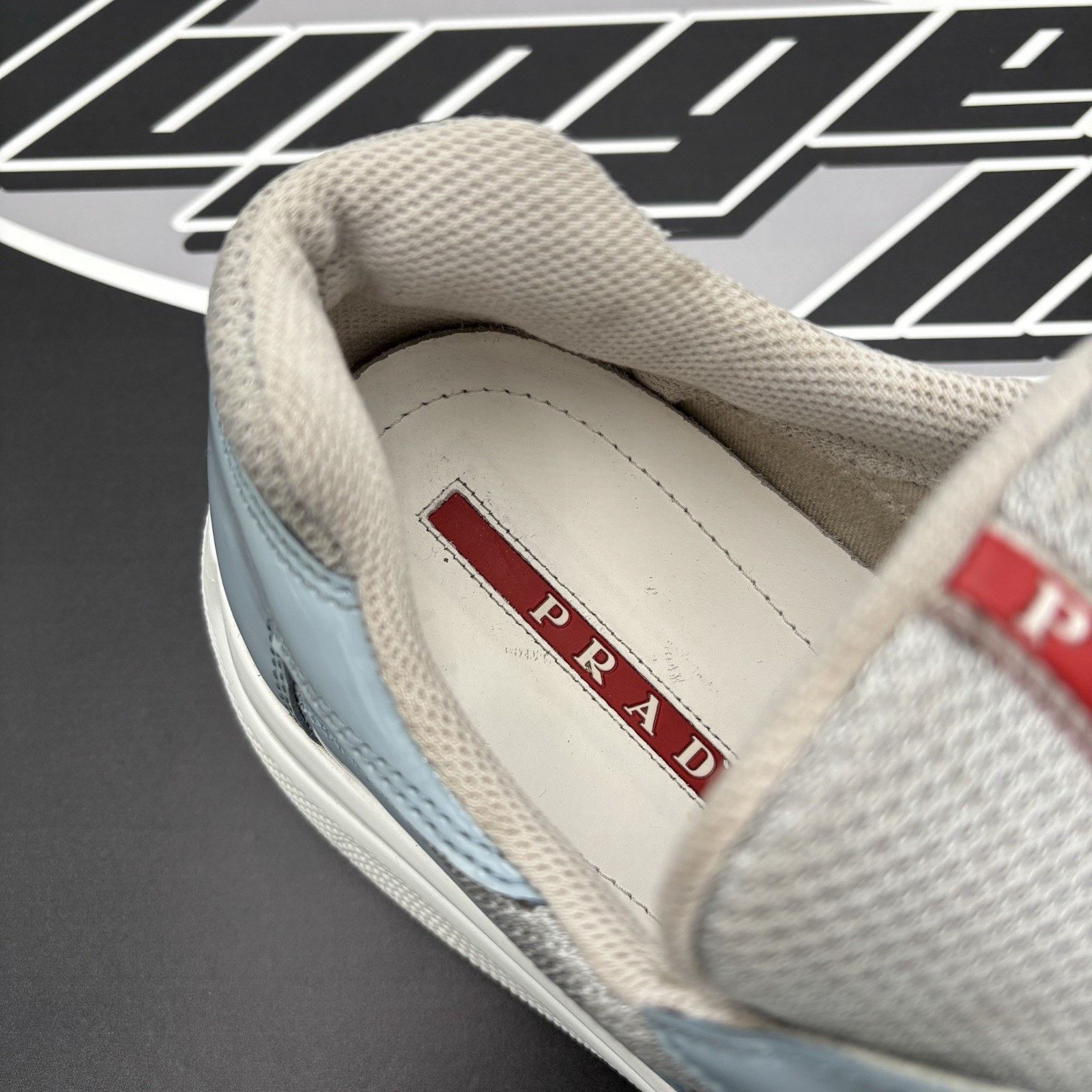 Prada Prada Americas Cup ' Sky Blue, White ' | GOOD CONDITION! Size US 10 / EU 43 - 7 Thumbnail