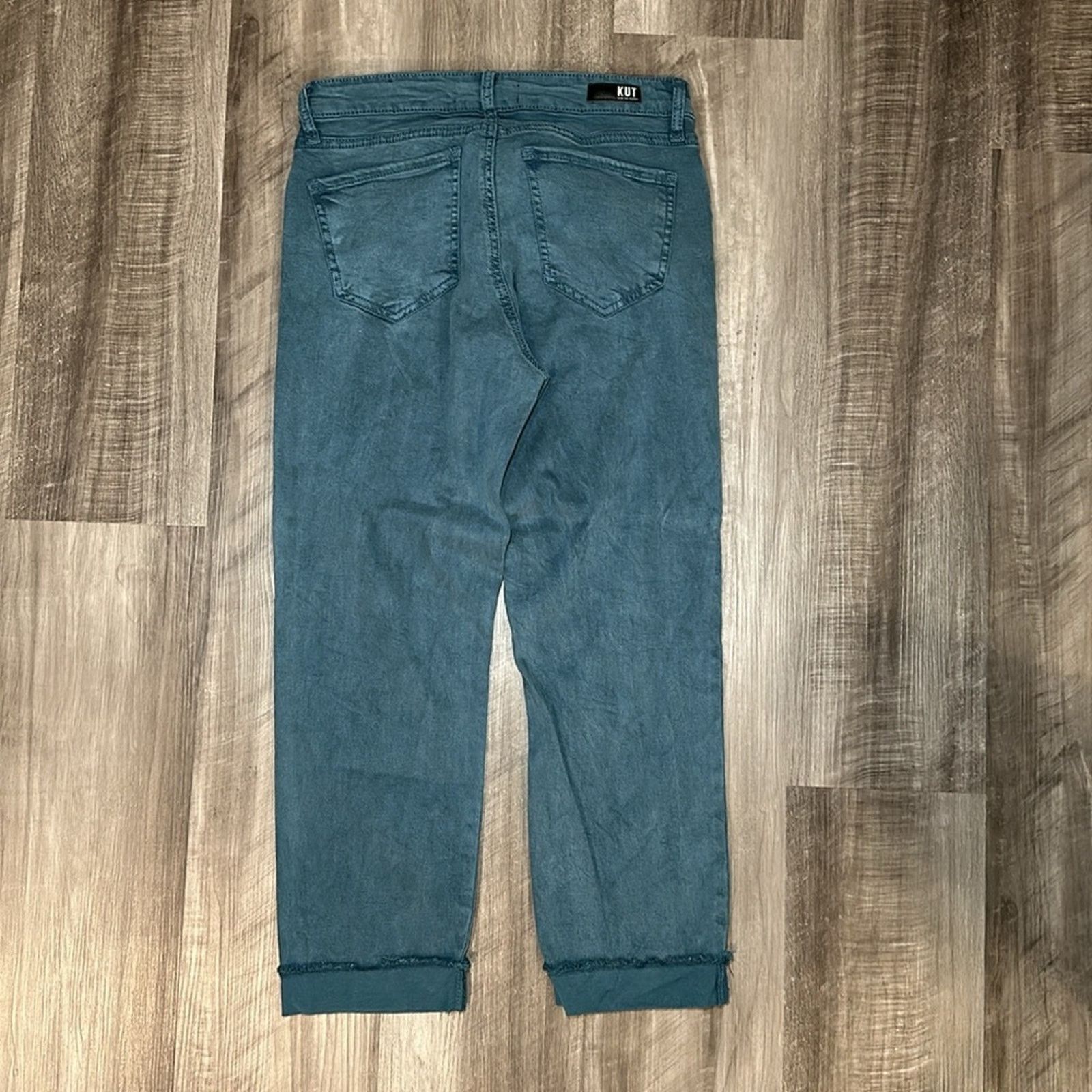 Other Kut From the Kloth Amy Crop Straight Leg Jeans - 6 Size 28" / US 6 / IT 42 - 2 Thumbnail
