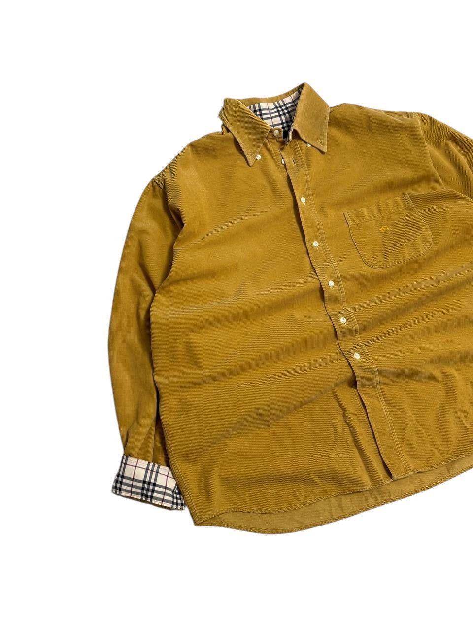 Burberry Burberry Corduroy Button Up Shirt Size US L / EU 52-54 / 3 - 2 Thumbnail