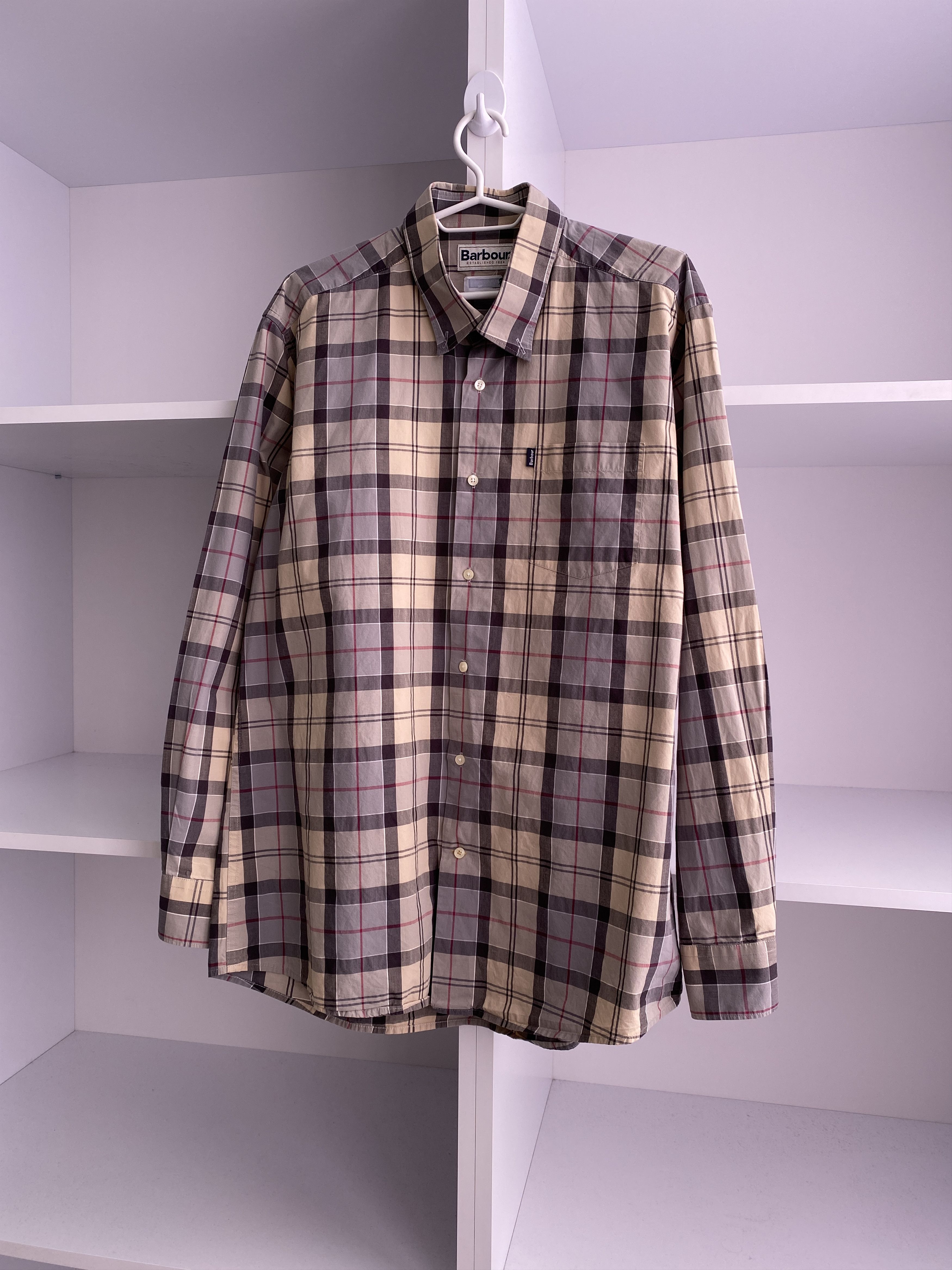 Barbour × Vintage Vintage Barbour Button Up long sleeve shirt Size US L / EU 52-54 / 3 - 3 Thumbnail