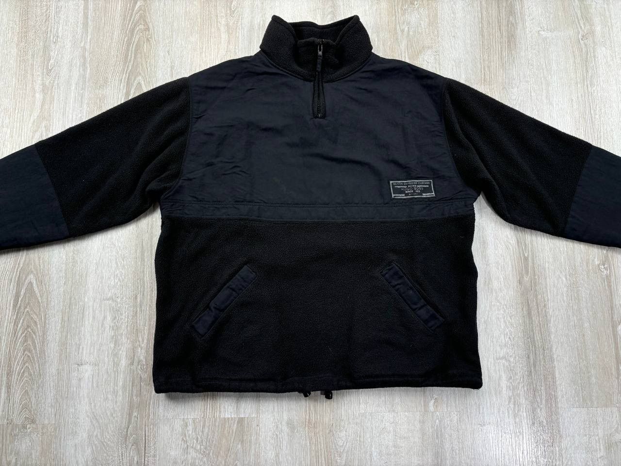 Hugo Boss × Vintage Mens vintage fleece jacket Hugo Boss Size L Size US L / EU 52-54 / 3 - 2 Thumbnail