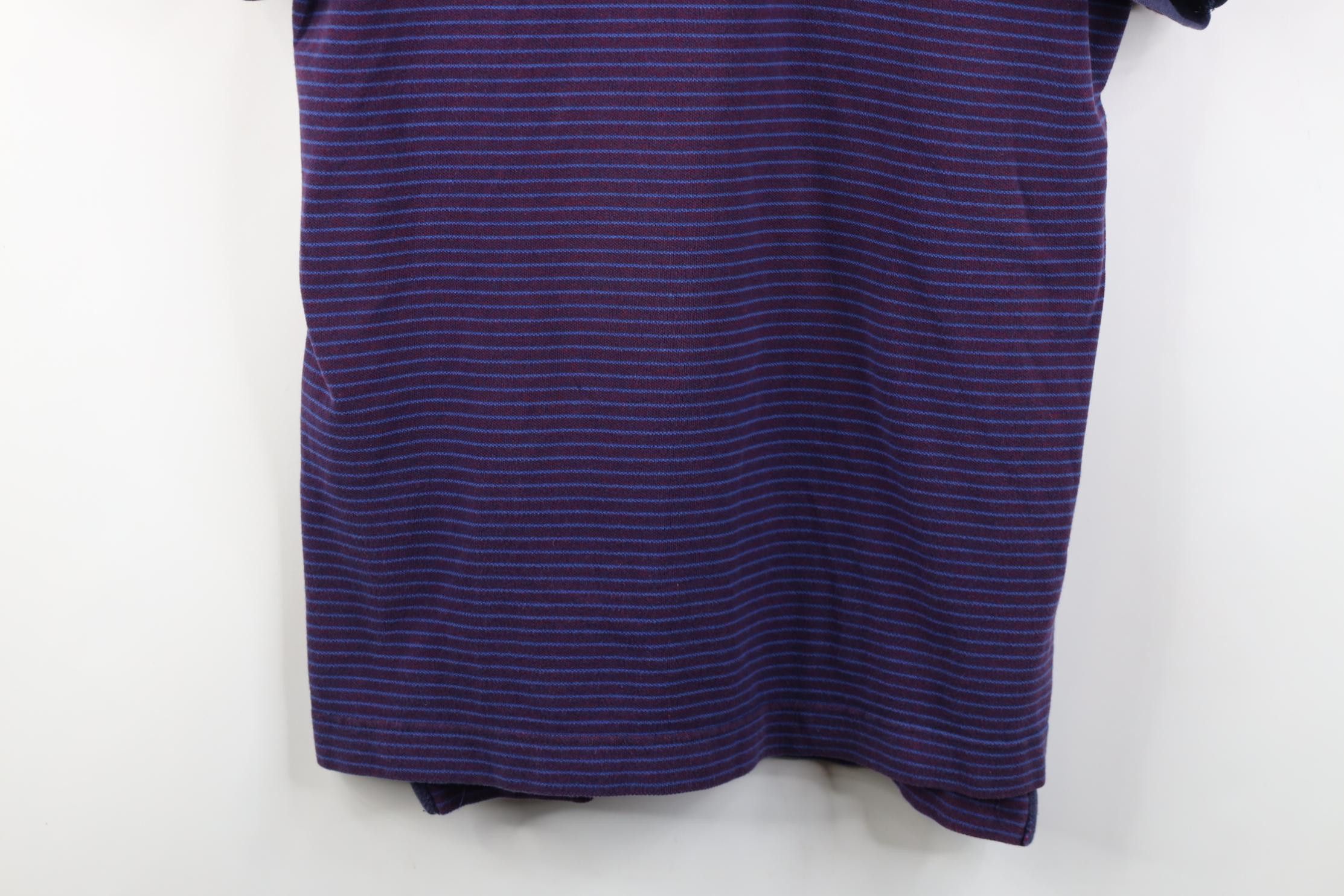 Vintage Vintage 90s Streetwear Striped Cotton Knit Golf Polo Shirt Size US L / EU 52-54 / 3 - 3 Thumbnail