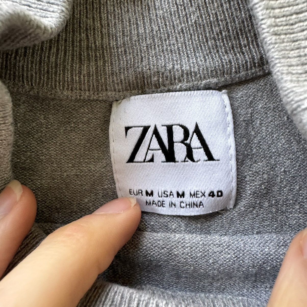 Zara Zara Mock Neck Short Sleeve Sweater Size US M / EU 48-50 / 2 - 3 Thumbnail
