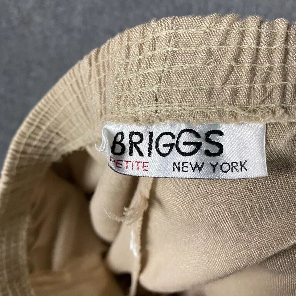Other Briggs Pants Women's Size 14 Pull On Stretch Rayon Blend Size 30" / US 8 / IT 44 - 9 Thumbnail