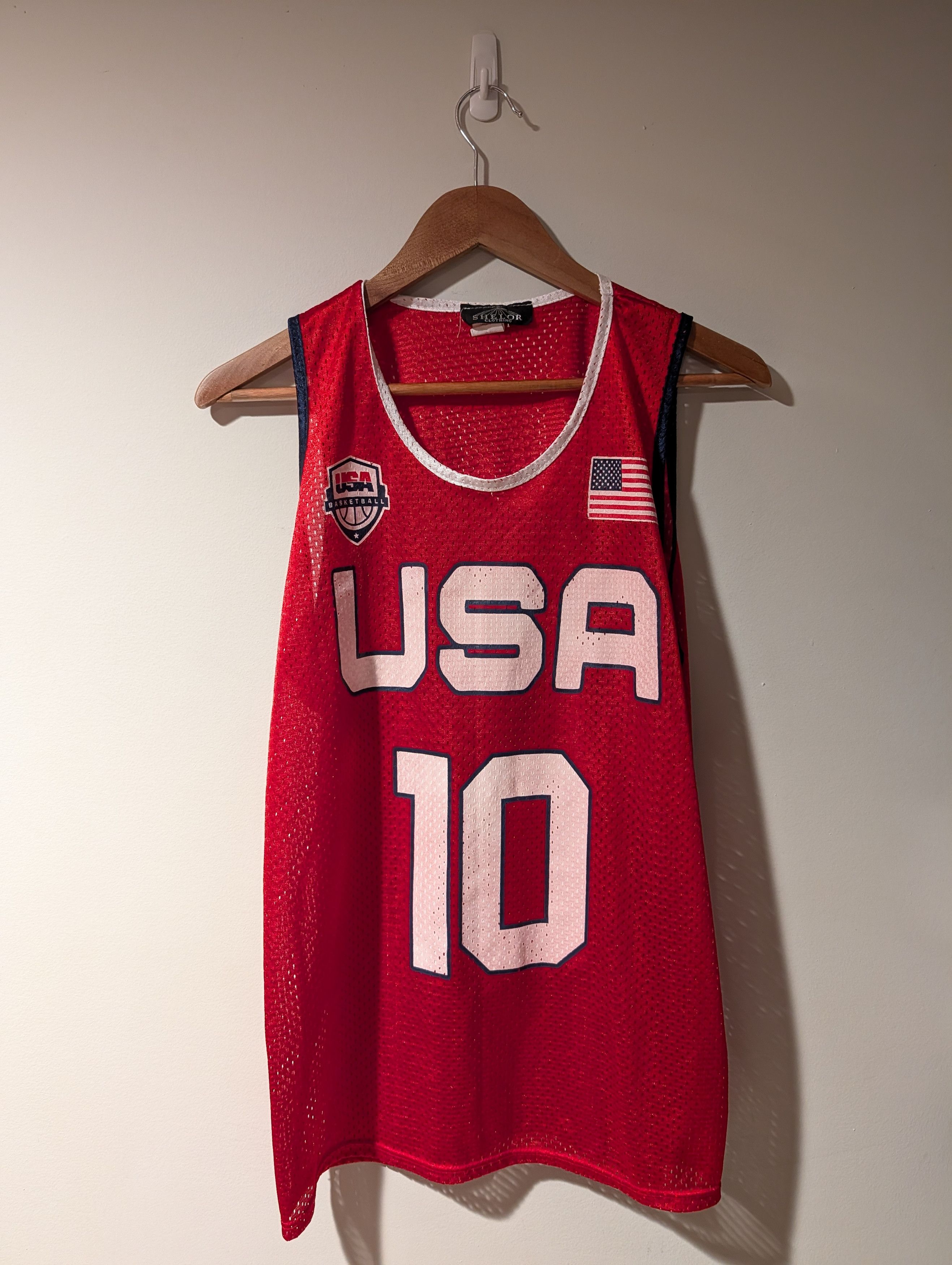 NBA Vintage Team USA Basketball Jayson Tatum Red Medium Jersey Size US M / EU 48-50 / 2 - 1 Thumbnail