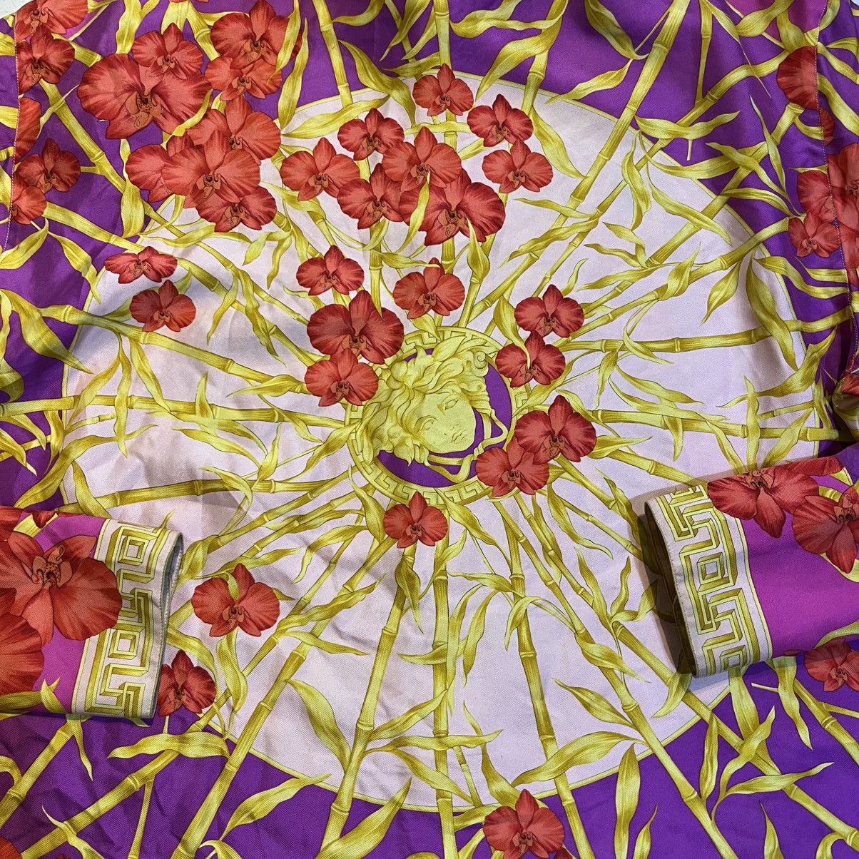 Versace Vintage versace long sleeve baroque button ups shirt Size US M / EU 48-50 / 2 - 8 Thumbnail