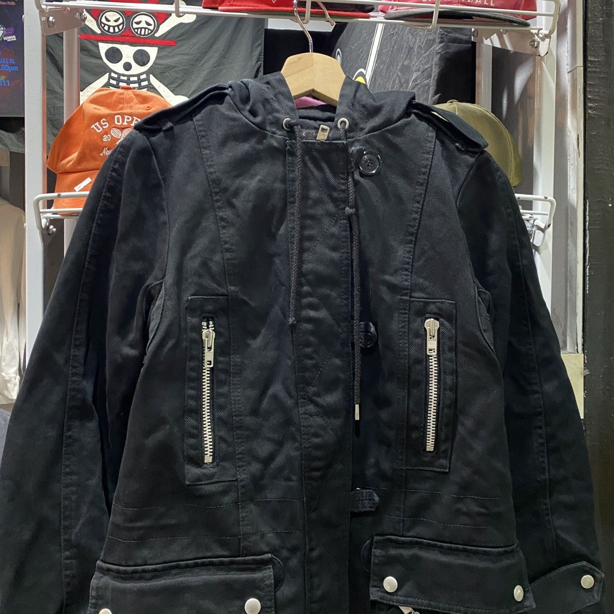 Marc Jacobs × Marc by Marc Jacobs Fur Bondage Multi Pocket Zippers Jackets Size US S / EU 44-46 / 1 - 4 Thumbnail