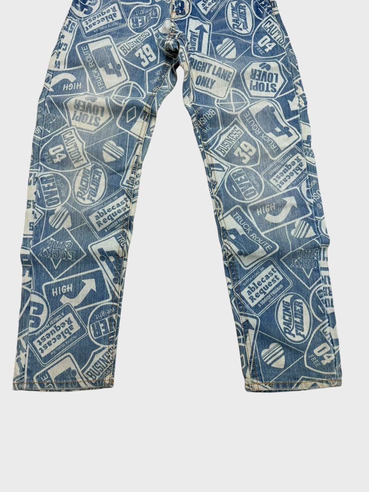 If Six Was Nine Acid Wash Faded SURF GIRLS Hysteric Glamour Denim Size US 28 / EU 44 - 6 Thumbnail