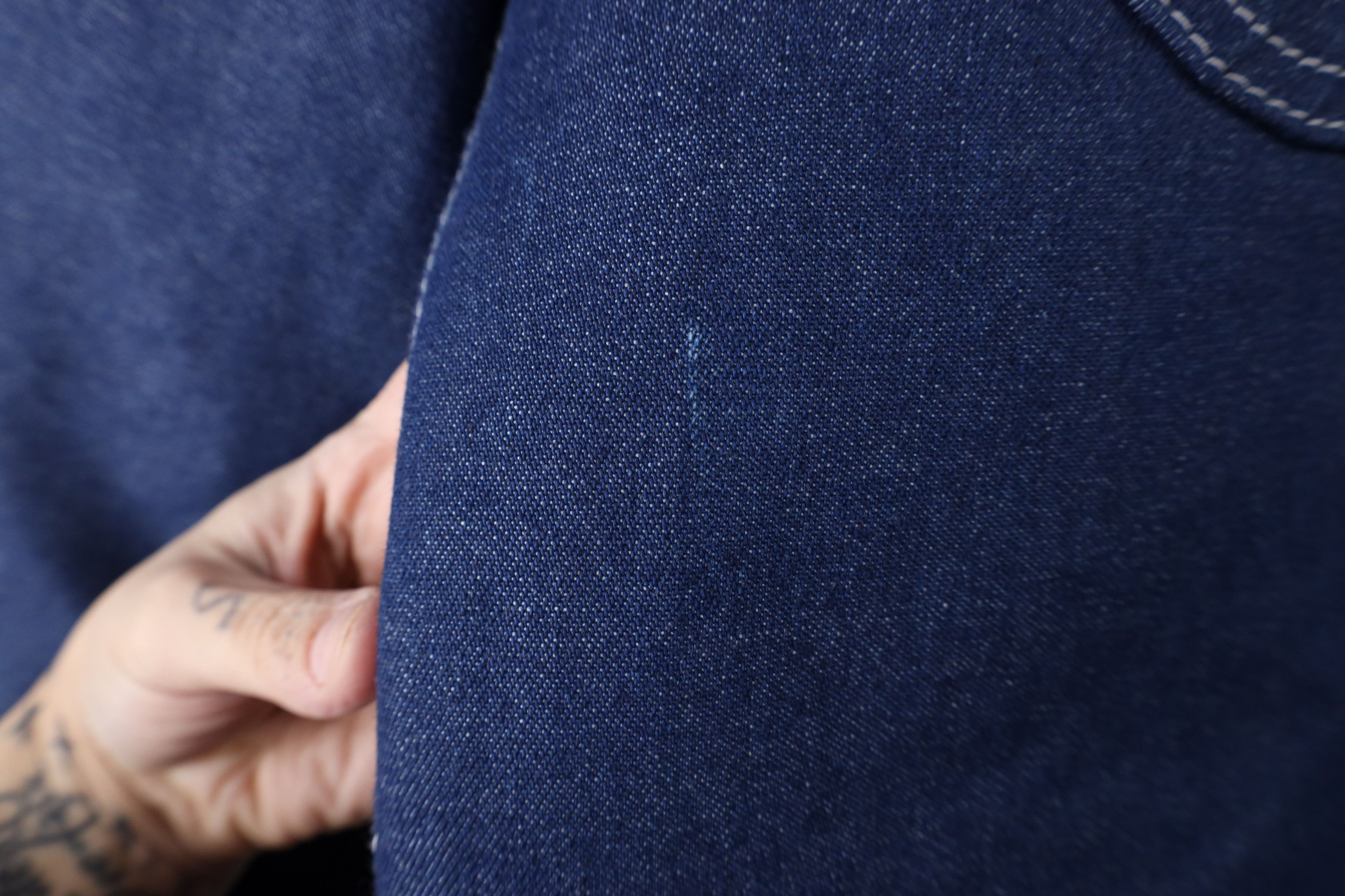 Dickies × Vintage Vintage 90s Dickies Blanket Lined Denim Chore Barn Jacket Size US L / EU 52-54 / 3 - 6 Thumbnail