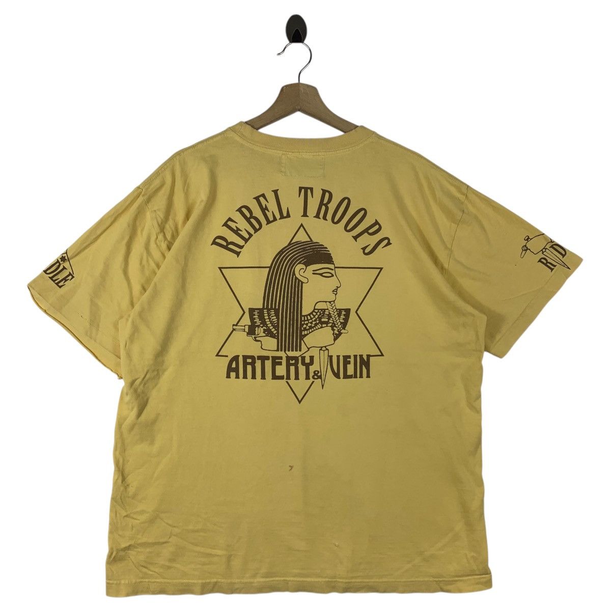 Japanese Brand ARTERY AND VEIN REBEL troop japanesebrand back hit tee Size US L / EU 52-54 / 3 - 1 Thumbnail