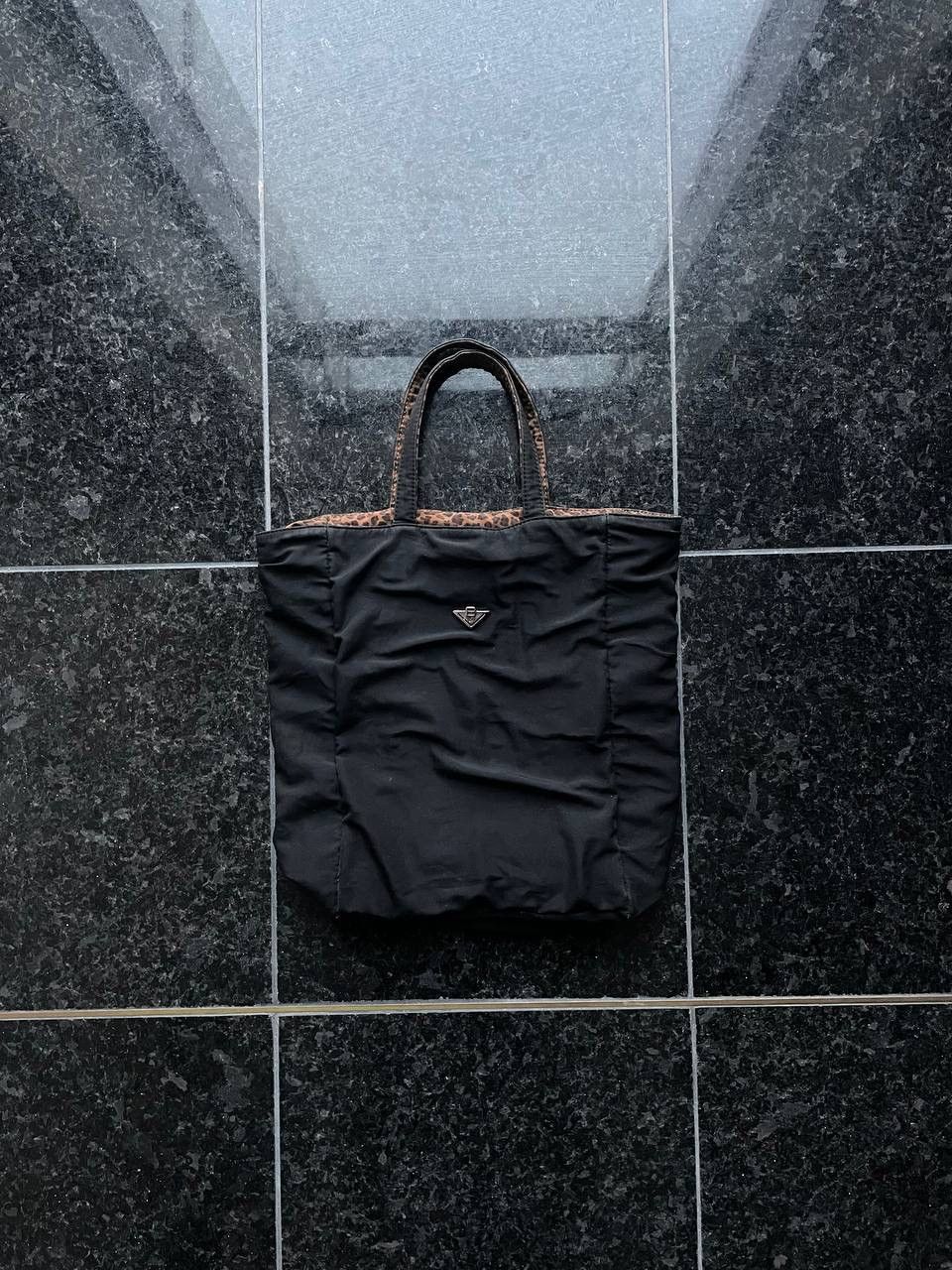 Bottega Veneta Vintage Bottega Veneta Reversible Leopard Nylon