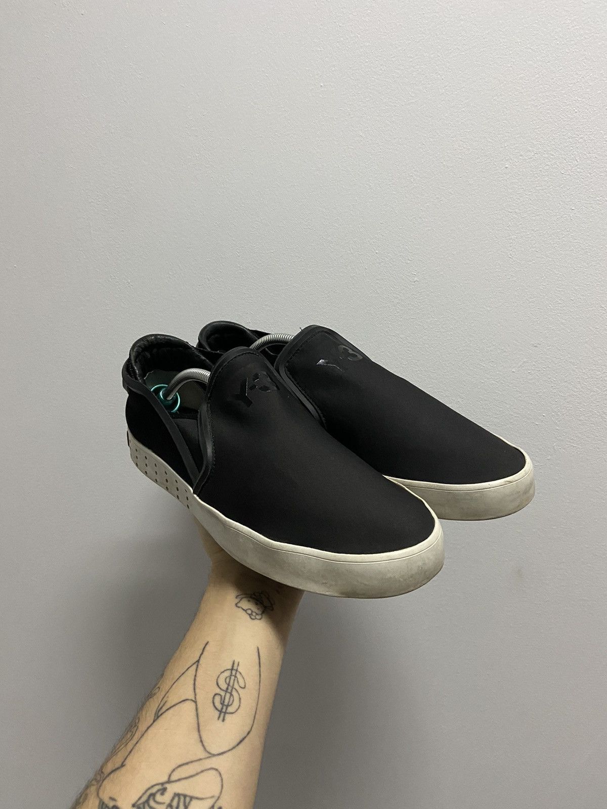 Vintage × Y-3 × Yohji Yamamoto Yohji Yamamoto slip on Y-3 Vintage Logo Size US 11 / EU 44 - 1 Thumbnail