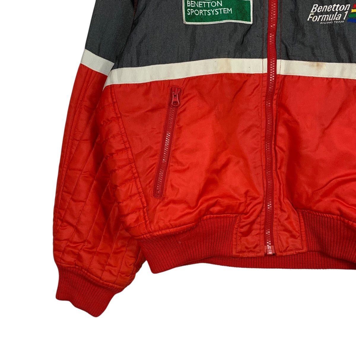 Benetton Benetton Formula 1 Racing Team Bomber Jacket Size US L / EU 52-54 / 3 - 3 Thumbnail