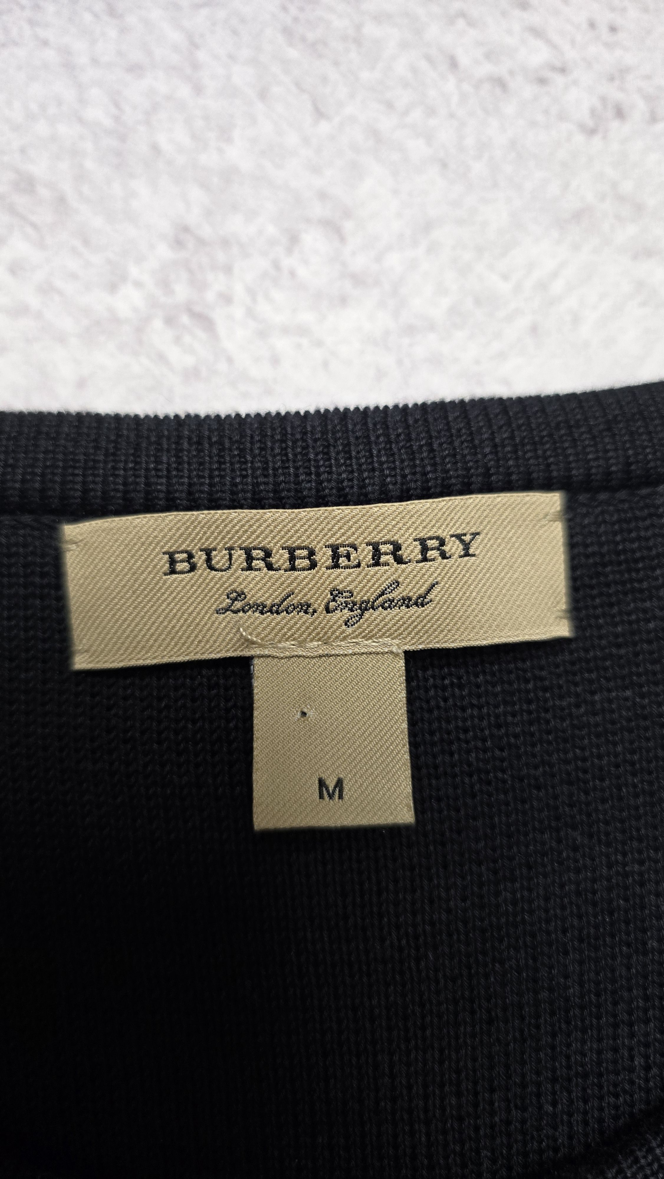 Burberry Burberry England Military Knit Dress Gold Button Silk Blend Size M / US 6-8 / IT 42-44 - 13 Thumbnail