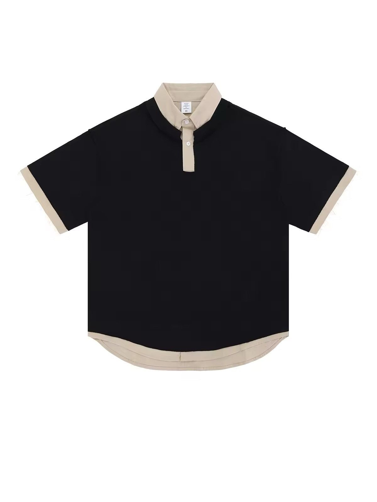 Designer Custom Asymmetrical Oversized Loose Streetwear T Shirt Size US M / EU 48-50 / 2 - 1 Thumbnail