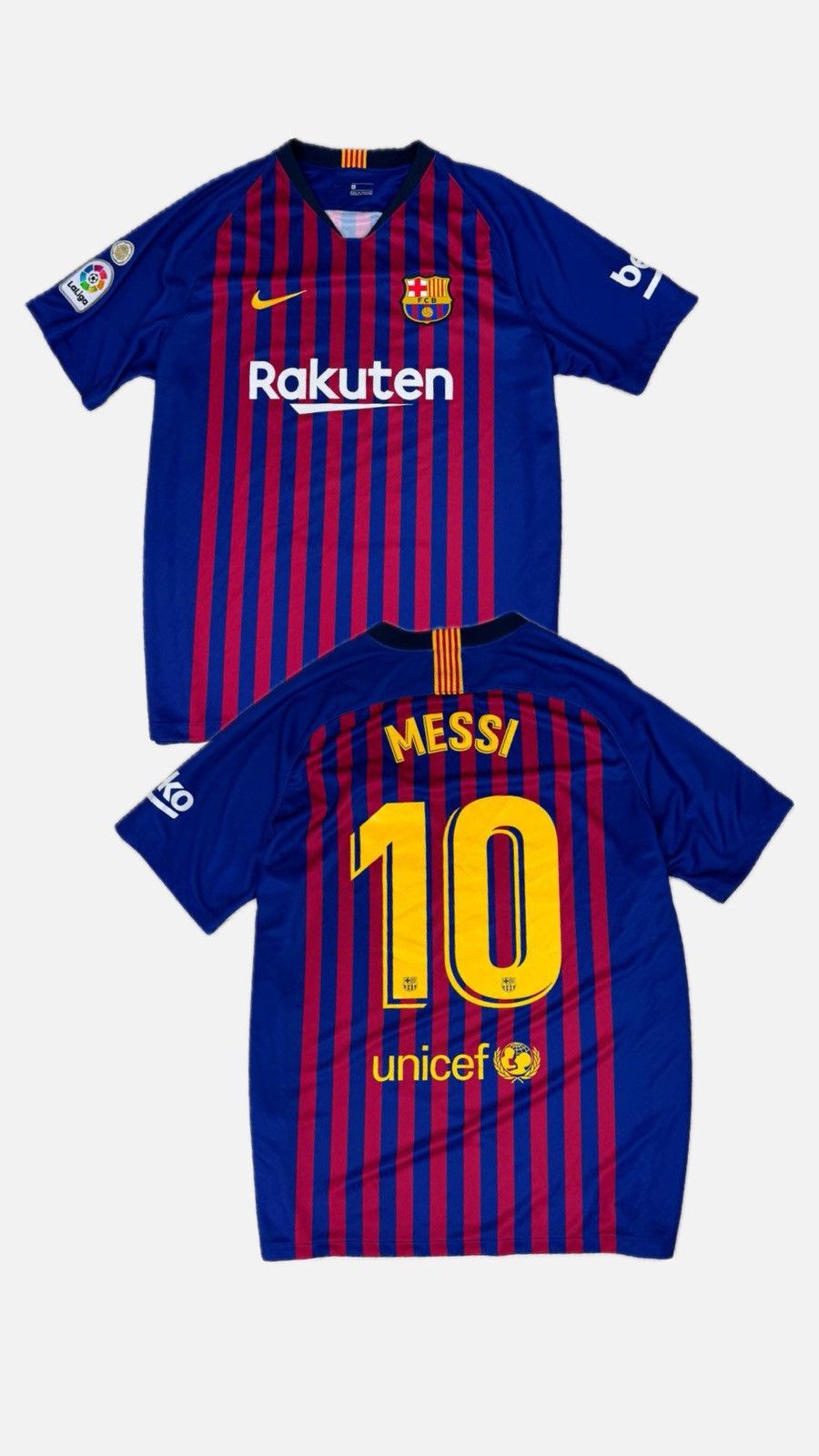 Nike Nike BARCELONA 2018 2019 Messi #10 HOME SHIRT JERSEY Size US XL / EU 56 / 4 - 1 Thumbnail