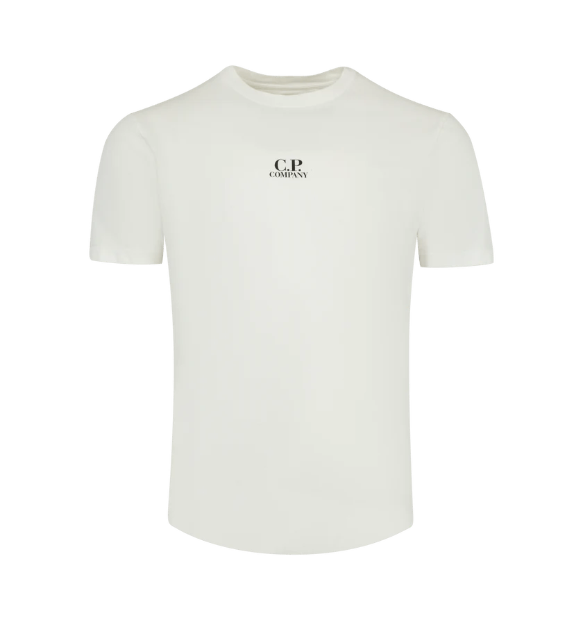 C.P. Company o1h1sh10525 Artwork Logo T-Shirt in White Size US L / EU 52-54 / 3 - 1 Thumbnail