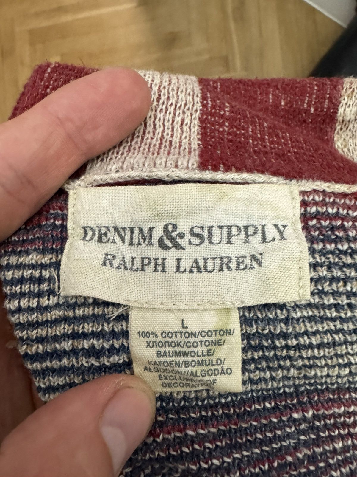 Ralph Lauren Ralph Lauren Cardigan Knit American Flag 🇺🇸 Pharrell Willams Size US L / EU 52-54 / 3 - 4 Thumbnail