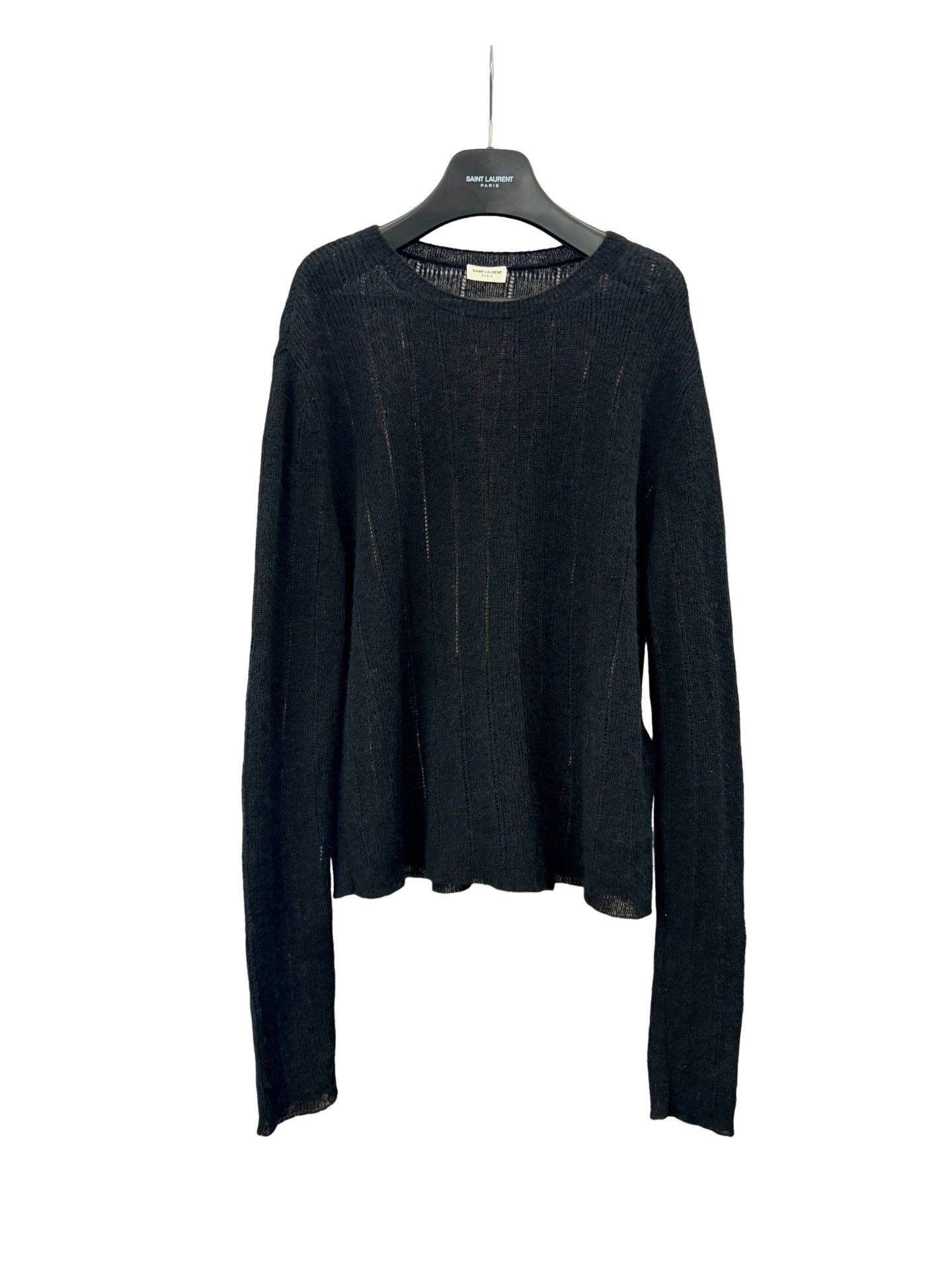 Saint Laurent Paris Saint Laurent Ribbed Knit Sweater Size S Size US S / EU 44-46 / 1 - 1 Thumbnail