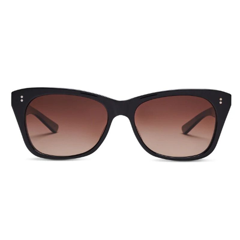 SALT. Optics SALT. Unisex Black/Brown Gradient Sela Sunglasses Size ONE SIZE - 2 Thumbnail