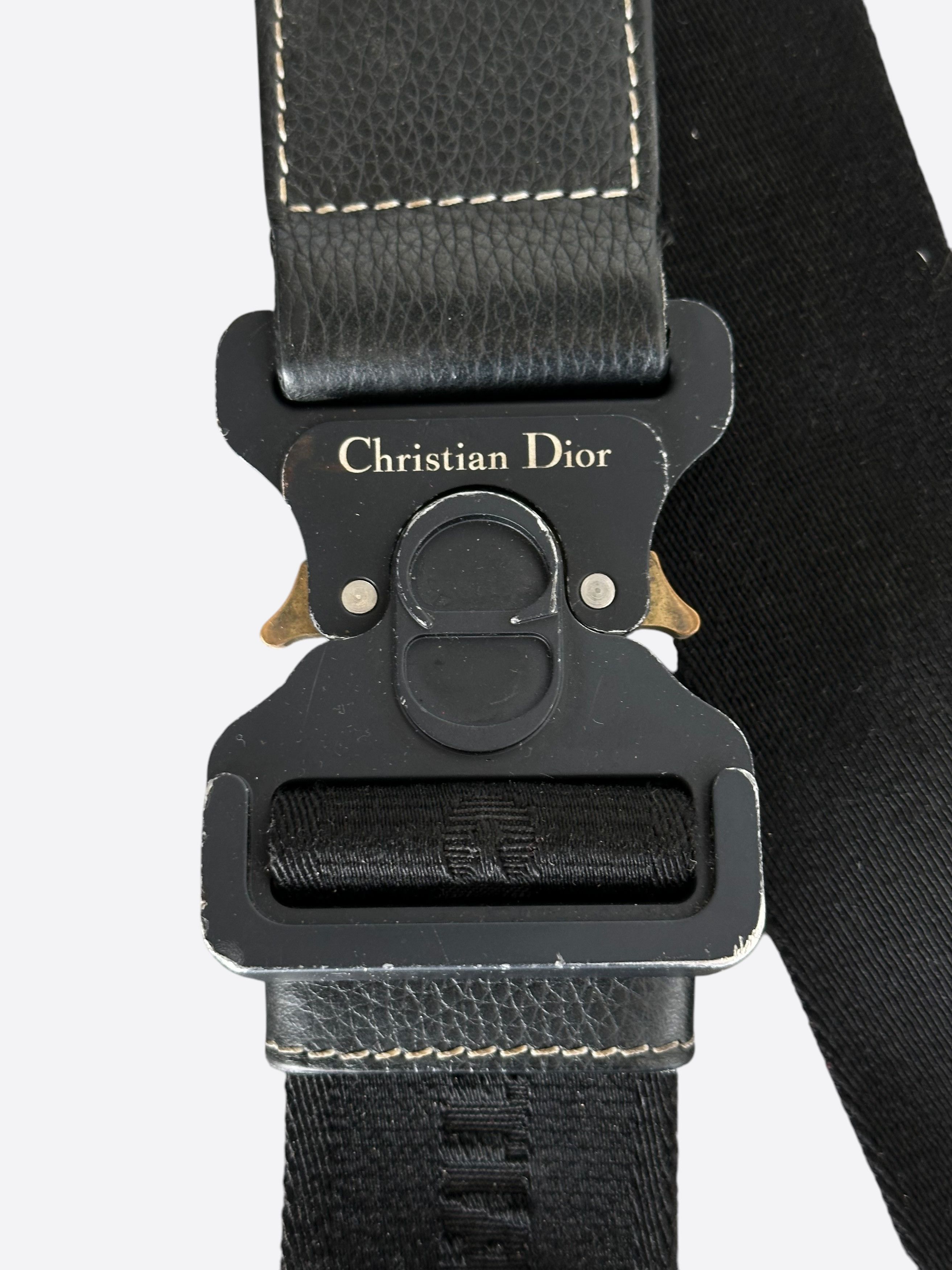 Dior × Stussy Dior x Stussy Black Bee Logo Saddle Bag Size ONE SIZE - 4 Thumbnail