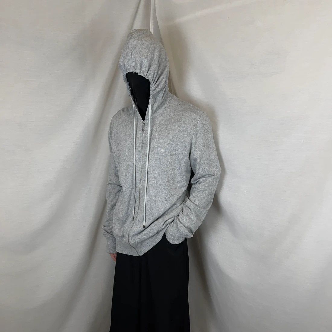 Dior Dior Homme Neck Panel Zip Hoodie Size US XL / EU 56 / 4 - 2 Thumbnail