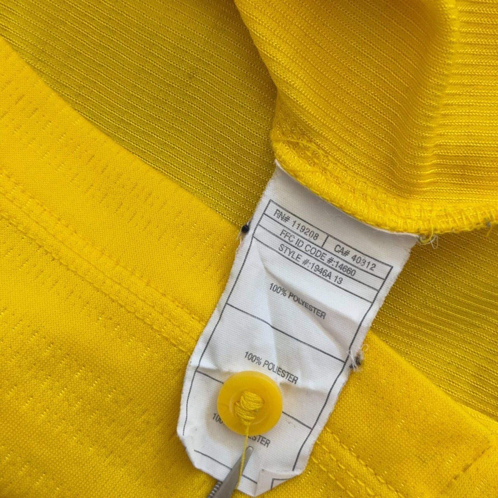 Adidas Michigan Wolverines Polo Shirt Yellow Antigua NCAA Mens XXL Size US XXL / EU 58 / 5 - 6 Thumbnail